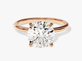 4-Prong Solitaire Round Cut Lab Grown Diamond Engagement Ring (3.00 CT)