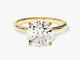 4-Prong Solitaire Round Cut Lab Grown Diamond Engagement Ring (3.00 CT)