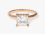 Princess Cut Solitaire Lab Grown Diamond Engagement Ring (1.50 CT)