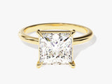 Princess Cut Solitaire Lab Grown Diamond Engagement Ring (3.00 CT)