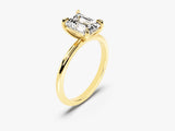 Emerald Cut Solitaire Moissanite Engagement Ring (1.50 CT)