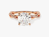 Twist Moissanite Engagement Ring (2.00 CT)