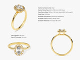 Oval Halo Diamond Engagement Ring (1.00 CT)
