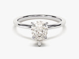 Pear Cut Solitaire Lab Grown Diamond Engagement Ring (1.50 CT)