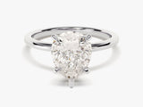 Pear Cut Solitaire Diamond Engagement Ring (3.00 CT)