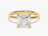 Asscher Cut Solitaire Lab Grown Diamond Engagement Ring (3.00 CT)