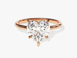 Heart Cut Solitaire Diamond Engagement Ring (3.00 CT)