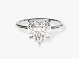 Heart Cut Solitaire Diamond Engagement Ring (3.00 CT)