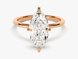 Marquise Cut Solitaire Diamond Engagement Ring (3.00 CT)