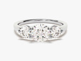 Round Cut Three Stone Diamond Engagement Ring (1.75 CT)