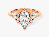 Vintage Cluster Marquise Cut Diamond Engagement Ring (1.50 CT)