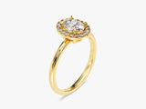 Oval Halo Diamond Engagement Ring (1.00 CT)
