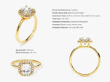 Cushion Halo Diamond Engagement Ring (1.50 CT)