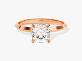 Knife Edge Cushion Diamond Engagement Ring (1.50 CT)