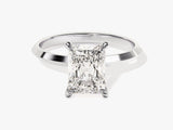 Knife Edge Radiant Diamond Engagement Ring (2.00 CT)