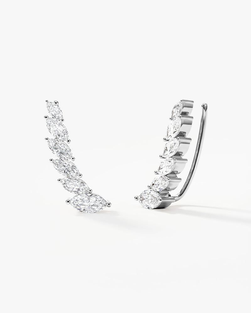 Marquise Climber Earrings