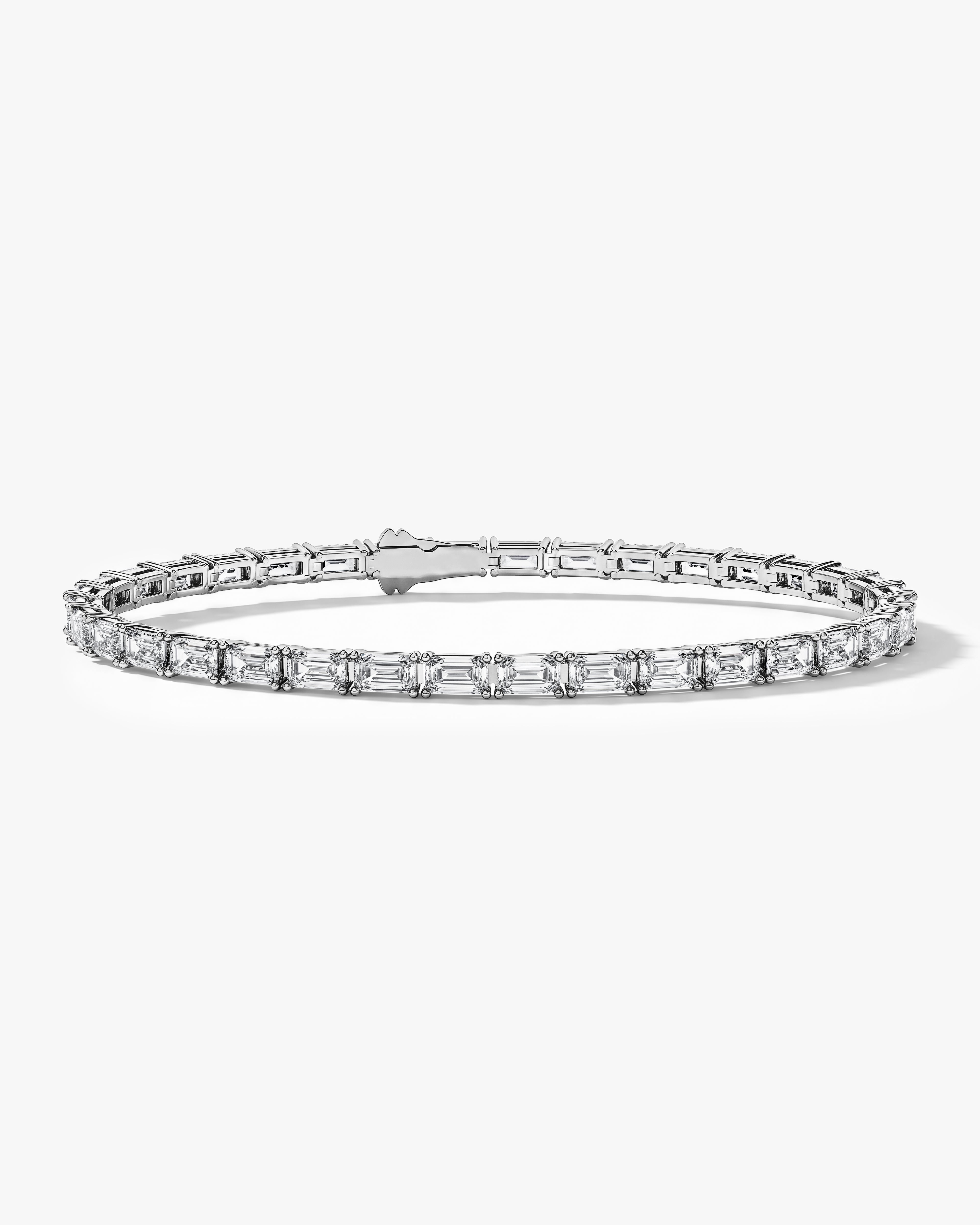 Emerald Cut Diamond Tennis Bracelet