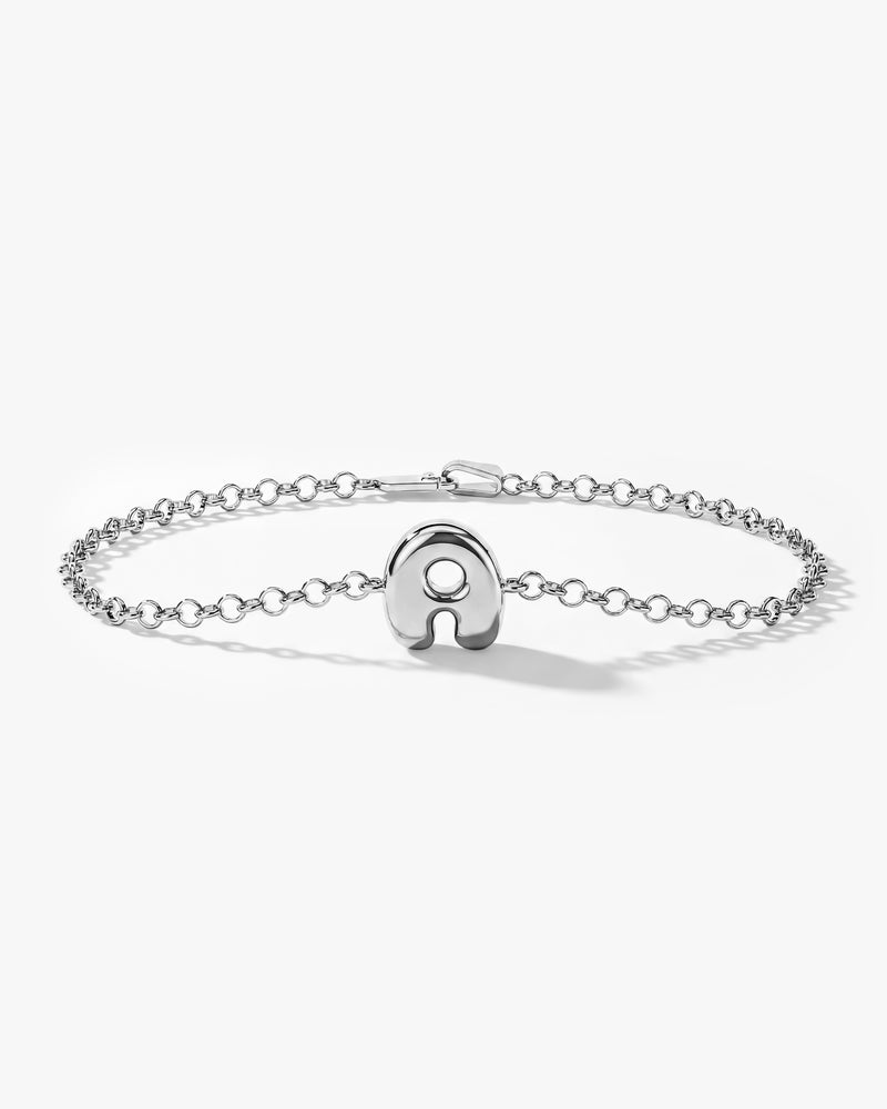Bubble Initial Bracelet