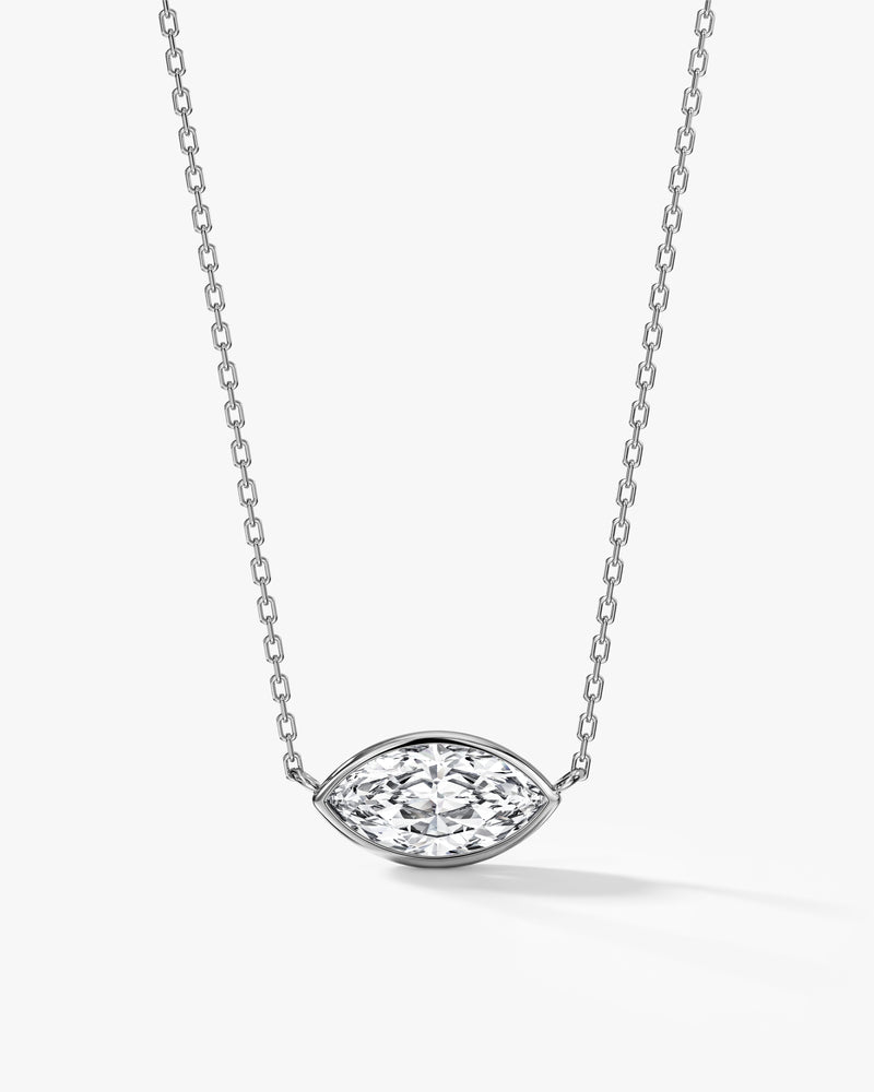 Marquise Bezel Necklace