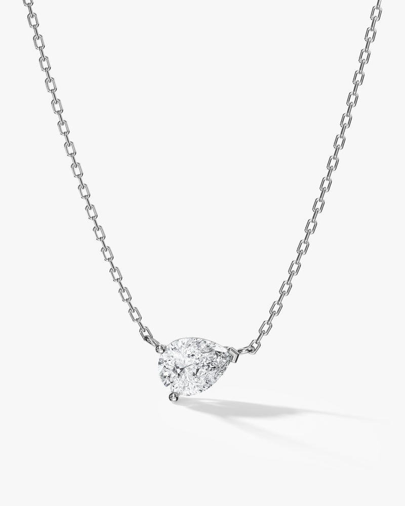 Sideways Pear Necklace