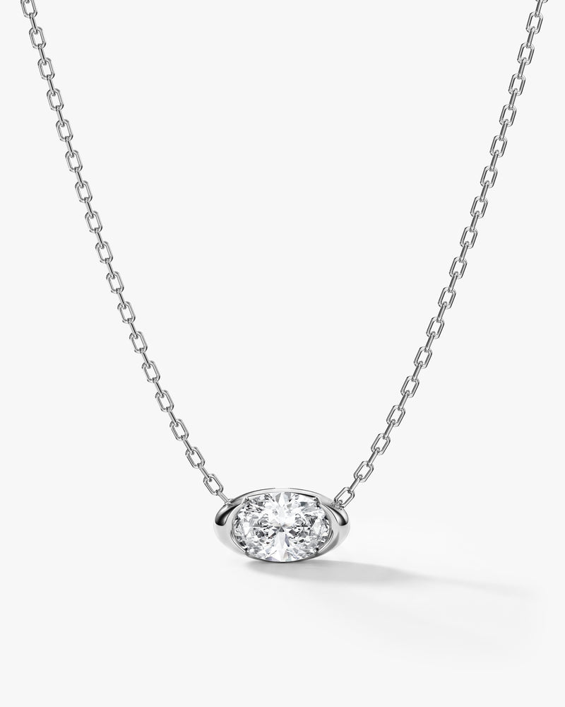 East-West Oval Necklace