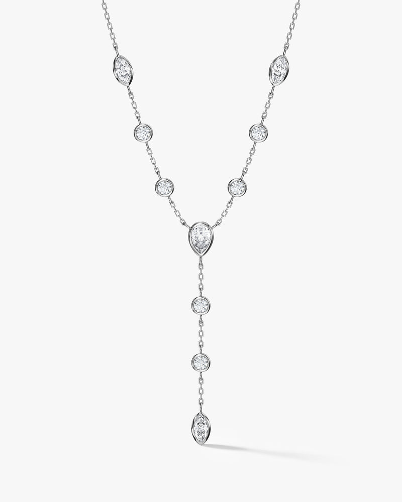 Station Lariat Necklace