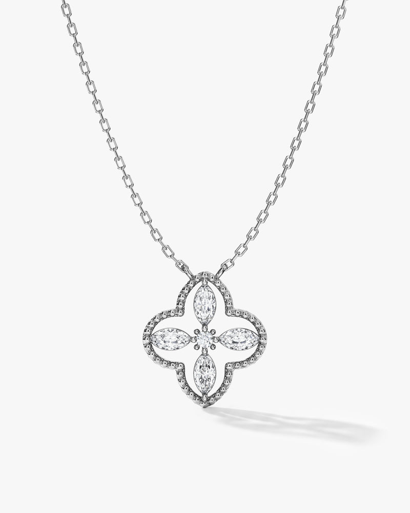 Beaded Clover Necklace