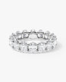 U-Prong Oval Eternity Band (8.00 CT TW)
