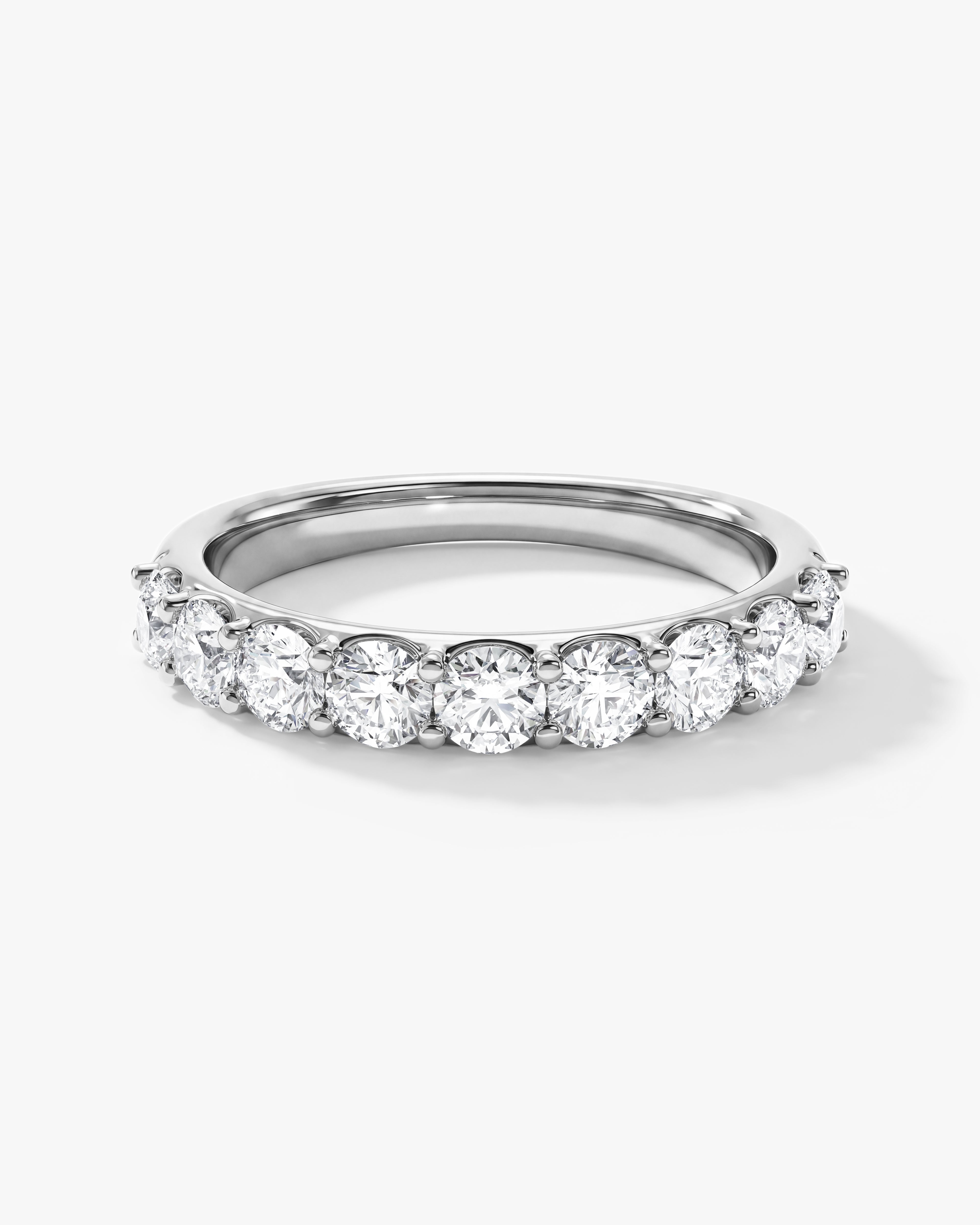 Bold Half Eternity Stacking Ring