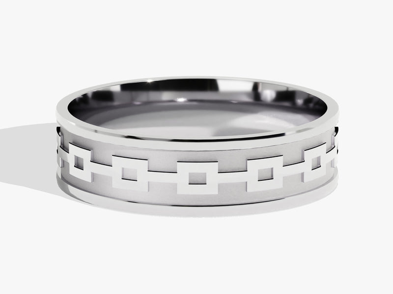 7mm Celtic Pattern Men's Wedding Band