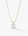 Asscher Cut Solitaire Pendant (1.00 CT)