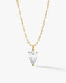 Pear Cut Solitaire Pendant (1.50 CT)