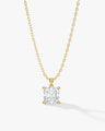 Asscher Cut Solitaire Pendant (1.50 CT)