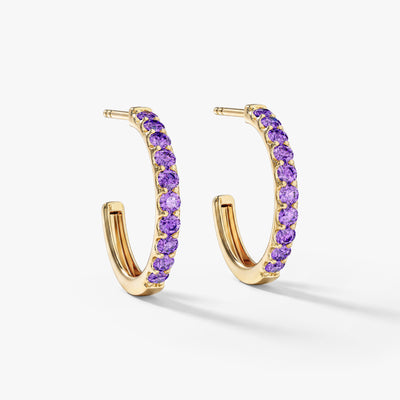 Birthstone Huggies