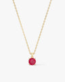 Prong Set Round Cut Solitaire Pendant (1.50 CT)