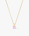 Solitaire Birthstone Necklace
