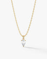 Pear Cut Solitaire Pendant (0.50 CT)