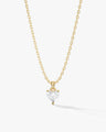 Heart Cut Solitaire Pendant (0.50 CT)