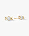 Phases of the Moon Stud Earrings