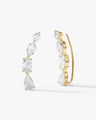 Multi Stone Climber Earrings