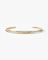 Twisted Diamond Open Cuff Bracelet in 14k Gold