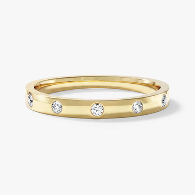 Flush Set Wedding Band