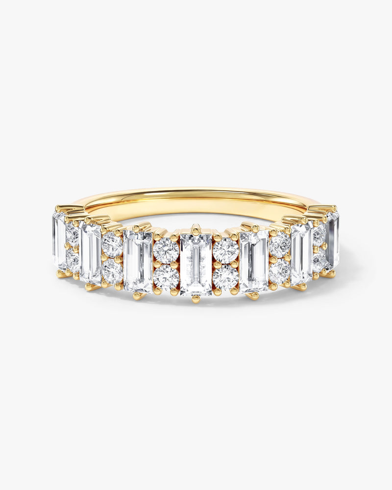 Pillar Baguette Wedding Band (1.20 CT TW)