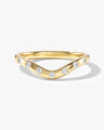 Flush Curved Wedding Band (0.10 CT TW)