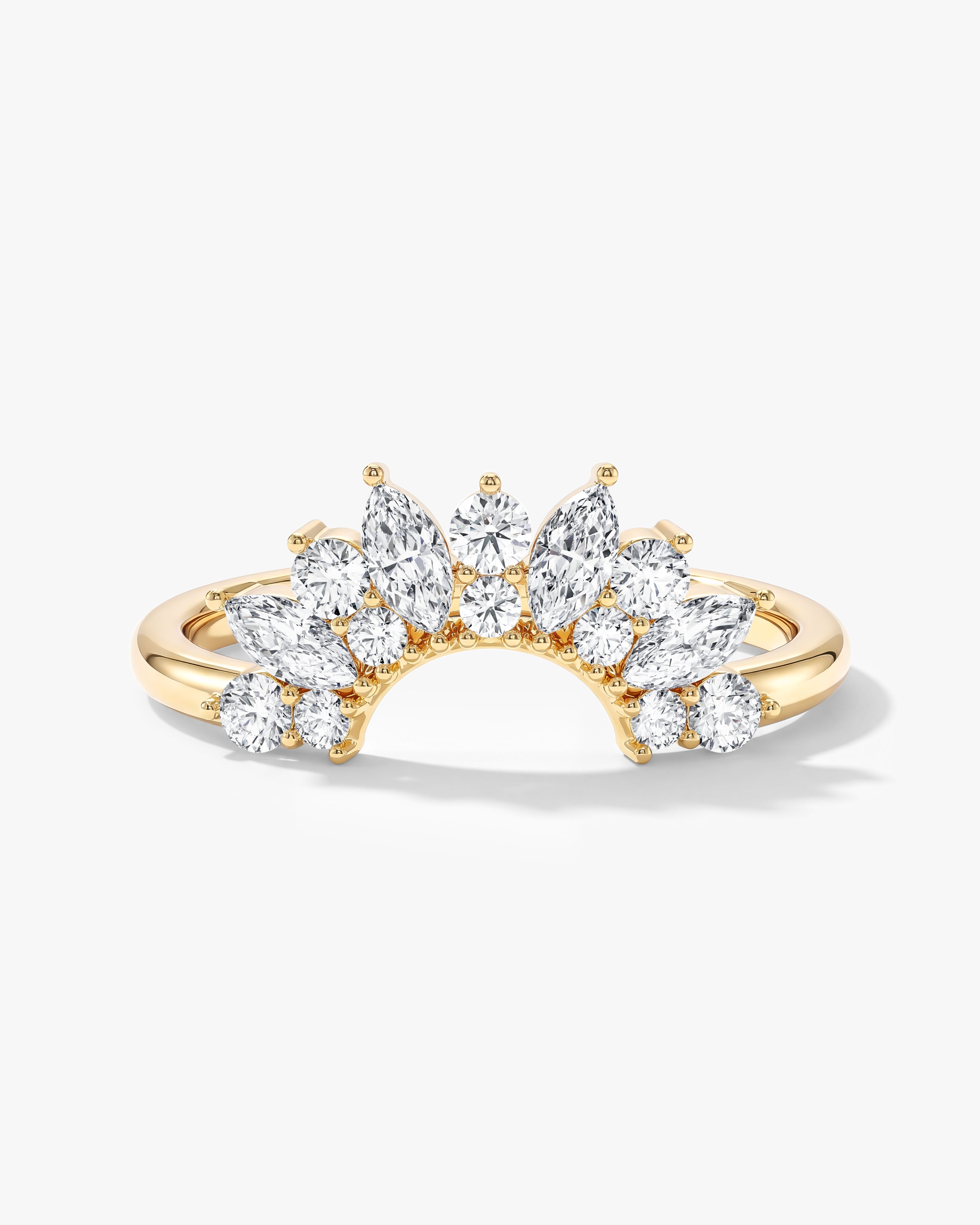 Arched Marquise Wedding Band (0.60 CT TW)