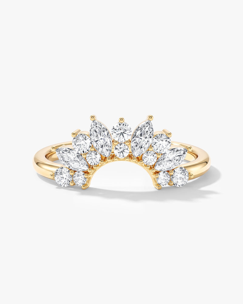 Arched Marquise Wedding Band (0.60 CT TW)