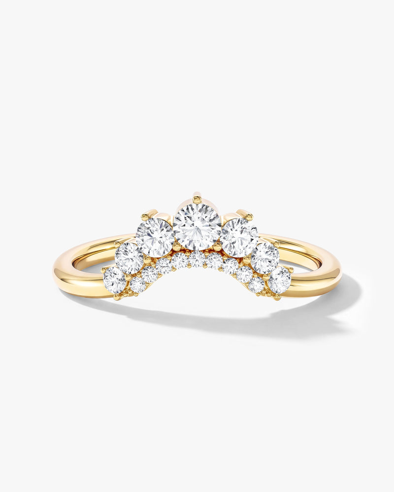 Pave Accent Wedding Band (0.35 CT TW)