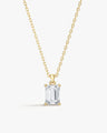 Emerald Cut Solitaire Pendant (1.50 CT)