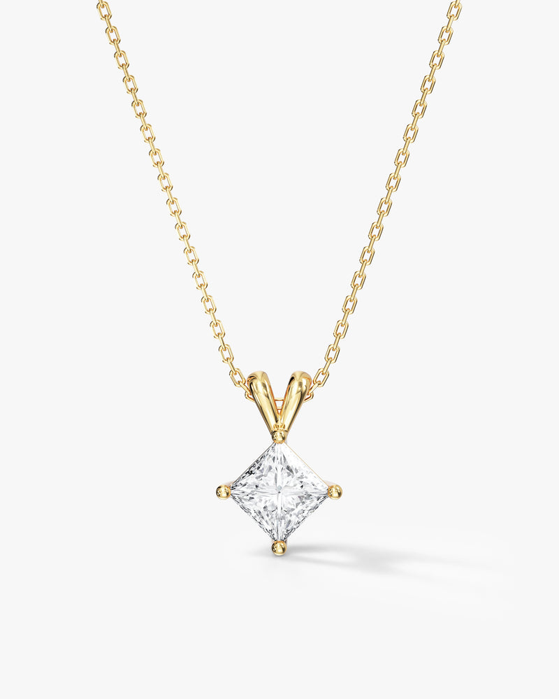 Double Bail Solitaire Pendant (1.00 CT)