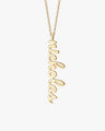 Cursive Vertical Name Necklace